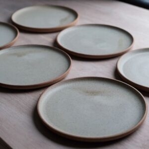 stijlvolle set borden (plat)