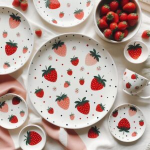 aardbei bord (middelgroot)